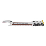 1:50 Trail King TK120 Hydraulic Detachable Gooseneck Lowboy Trailer (White Regular version), Transport Series, 71138