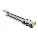 1:50 Trail King TK120 Hydraulic Detachable Gooseneck Lowboy Trailer (White Regular version), Transport Series, 71138