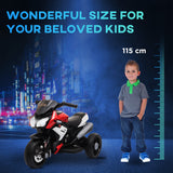 Qaba 6V Kids Ride-On Motorbike Toy with Lights and Music