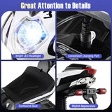 Costway 6V Kids Ride-On Motorcycle Toy with LED Lights