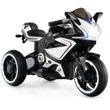 Costway 6V Kids Ride-On Motorcycle Toy with LED Lights