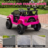Qaba 12V Kids Ride-On Truck Toy with Remote Control