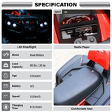 12V Kids Electric ATV Ride-On Toy – 4-Wheel Outdoor Quad with Music & Lights