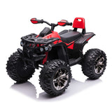 12V Kids Electric ATV Ride-On Toy – 4-Wheel Outdoor Quad with Music & Lights