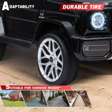 Mercedes-Benz AMG G63, 12V Electric Kids' Ride On Car with Parental Remote Control, LED lights, Leather Seat and MP3- Kids On Wheelz Kids On Wheelz