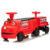 Chuggington Electric Ride-On Train with Whistle, Music Player & 2+/2 Seater – 12V