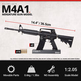 M4A1 - Black - Maximum Armory Licensed Miniature Model - 1:2.05 Scale
