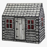 Log Cabin Play Tent -Three Little Piggy Cabin