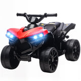Qaba 6V Kids Ride-On ATV Toy with LED Headlights