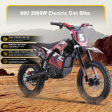 MotoTec 60v Pro Electric Dirt Bike 2000w Lithium