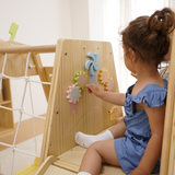 Avenlur | Avenlur Cherry 5-in-1 Wooden Indoor Climber – Montessori Play Gym for Toddlers & Kids