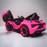 Lamborghini Style NEL-603 Kids 12V Electric Ride on Car Pink