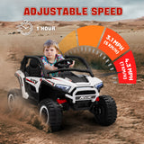Qaba 24V Kids Ride-On Truck Toy with Remote Control