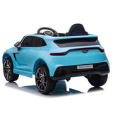 Aston Martin DBX S310 Kids 12V Electric Ride on Car Blue