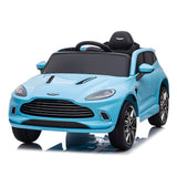 Aston Martin DBX S310 Kids 12V Electric Ride on Car Blue