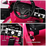Licensed Maserati GranCabrio S302 12V Electric Kids Ride On Car Pink