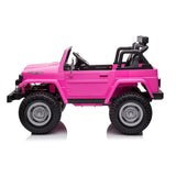 Licensed Toyota Fj-40 S316 24V 4x4 DELUXE Two Seater Ride on Car Leather Seat Rubber Wheel Pink