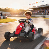 Qaba 24V Kids Ride-On Go Kart Toy