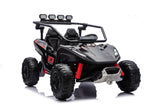 Thunder X Pro Kids 2-Seater Ride-On Buggy Black