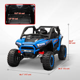 Qaba 24V Kids Ride-On Truck Toy with Remote Control