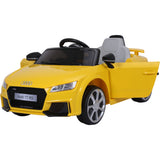 Audi TT RS ZB1198 12V Electric Kids Ride On Car Yellow