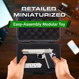 M1911 1:1.67 Scale- Silver - Wolfhound Tactical Miniature Pistol Model