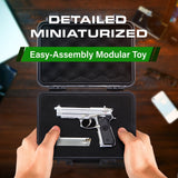 M92 Beretta - Silver - Wolfhound Tactical Miniature Pistol Model