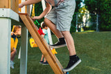 Avenlur | Forest - Modern Backyard Outdoor Swing Set 2 Swings And Trapeze Bar