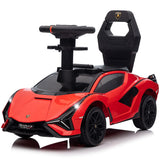Lamborghini Sian Foot Baby Walker to Floor Push Pedal Ride On Car with Music and Lights