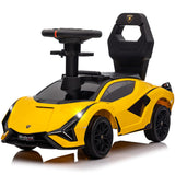 Lamborghini Sian Foot Baby Walker to Floor Push Pedal Ride On Car with Music and Lights