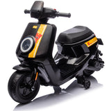 12V Ride on Car for Kids, 1 Seater Kids Vespa Motorcycle Scooter with MP3 Player and Lights 993
