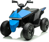 Cyber 12V electric ride on ATV for kids with dual motors and rear suspension