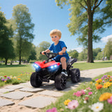 Qaba 6V Kids Ride-On ATV Toy with LED Headlights