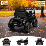 HAVOC 2 Seater Angry Bird Jeep 12V Kids Ride On Car Toy with Open Doors, Realistic Lights and Remote Control