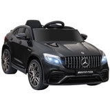 Aosom 12V Ride On Toy Car for Kids with Remote Control, Mercedes Benz AMG GLC63S Coupe, 2 Speed, with Music, Electric Light, Red