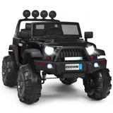 12V Kids Remote Control Electric Ride-On Truck with Lights and Music