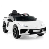 12V Chevrolet Corvette C8 Electric Kids Ride On Car with Remote Control Ages 3+ Years Old