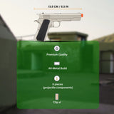 M1911 1:1.67 Scale- Silver - Wolfhound Tactical Miniature Pistol Model