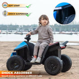 Kids 12V ride on car with rear suspension and durable tires for all-terrain riding