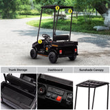 Kids 24V Electric Ride-On Golf Cart with Realistic Design and Parental Remote