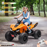 McLaren MCL 35 Kids Quad ATV 12V Ride on Car with LED Lights and Music