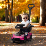 Maserati Push Car Pedal Ride On Car with Music and Lights, Licensed