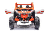 Kids Vip Can-Am Maverick Pro 2-Seater Electric Ride-On UTV Orange