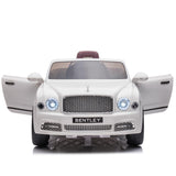 Bentley Mulsanne 12V Luxury Kids Ride-On Car White