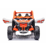 Kids Vip Can-Am Maverick Pro 2-Seater Electric Ride-On UTV Orange
