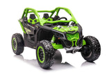 Can-Am Kids Maverick Pro 2-Seater Electric Ride-On Buggy Green