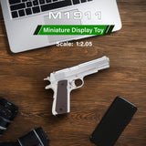 M1911 - Silver - Wolfhound Tactical Miniature Pistol Model