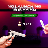 M1911 1:1.67 Scale- Silver - Wolfhound Tactical Miniature Pistol Model