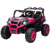 Qaba 24V Kids Ride-On Car Toy with Remote Control Pink
