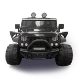 Jeep Wrangler 2 Seater 12V Electric Ride-On Black Limited Edition Kids On Wheelz